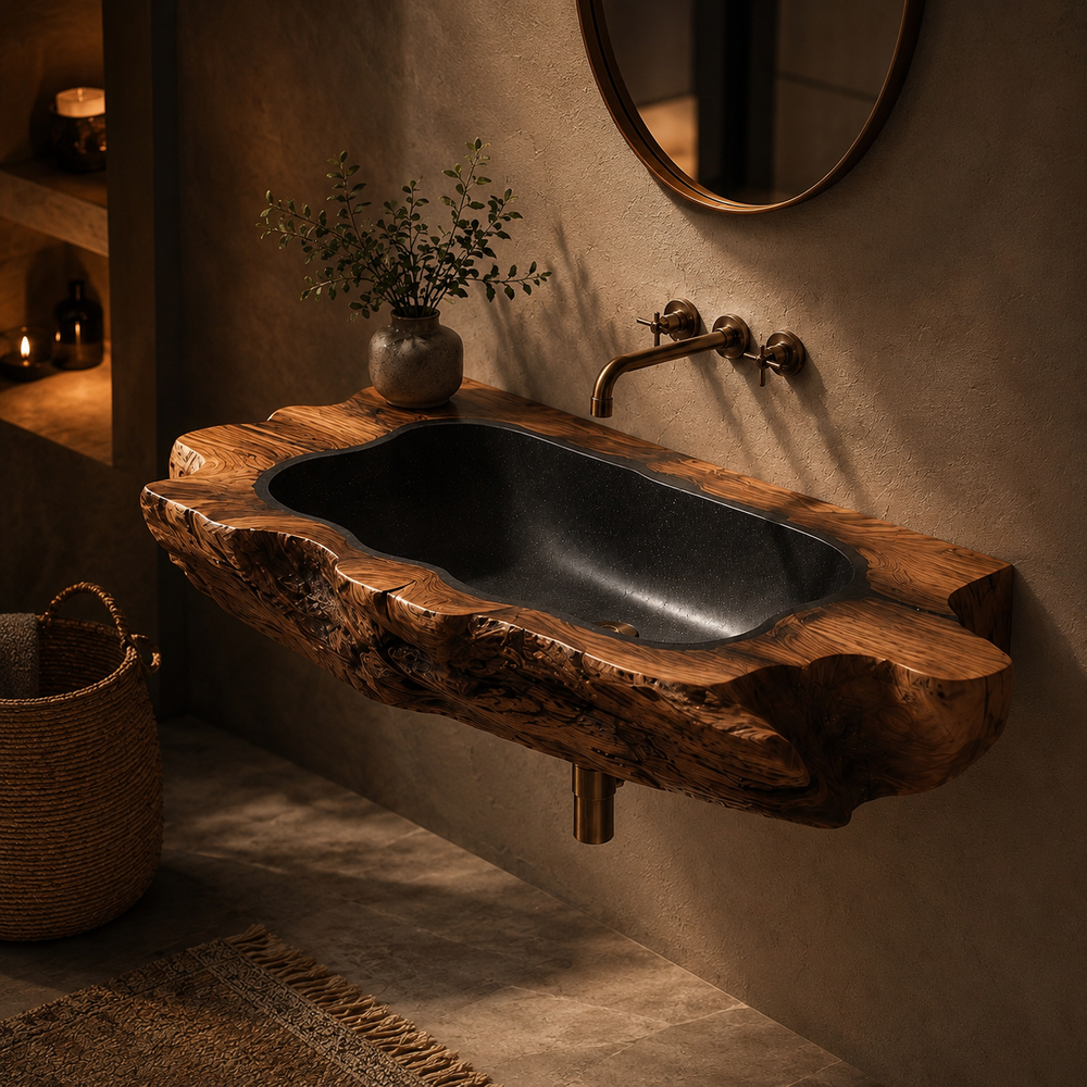 Arden Natural Stone Vessel Sink - Design 081 - product image 09