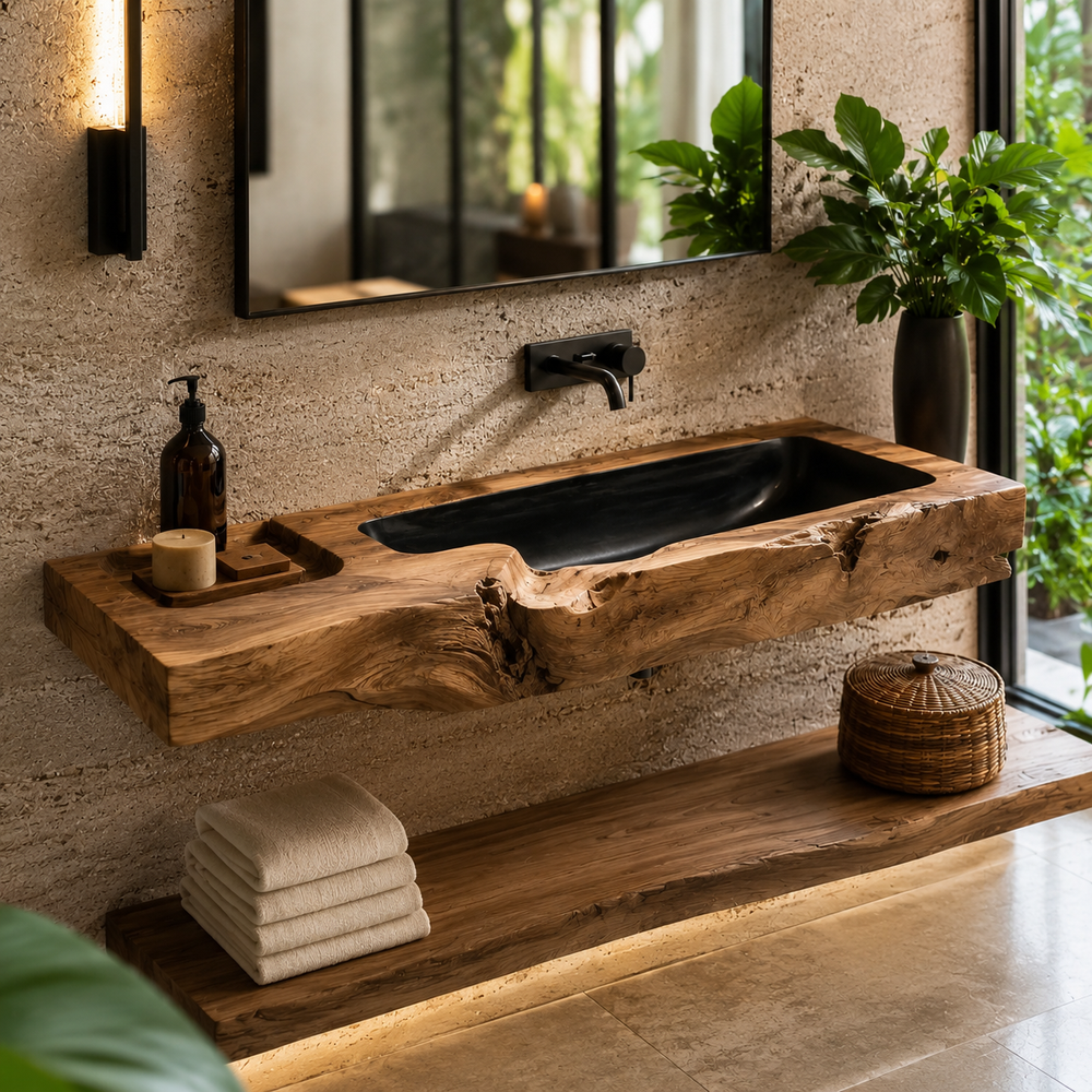 Mira Sculptural Bathroom Vessel Sink - Design 082 - product image 03