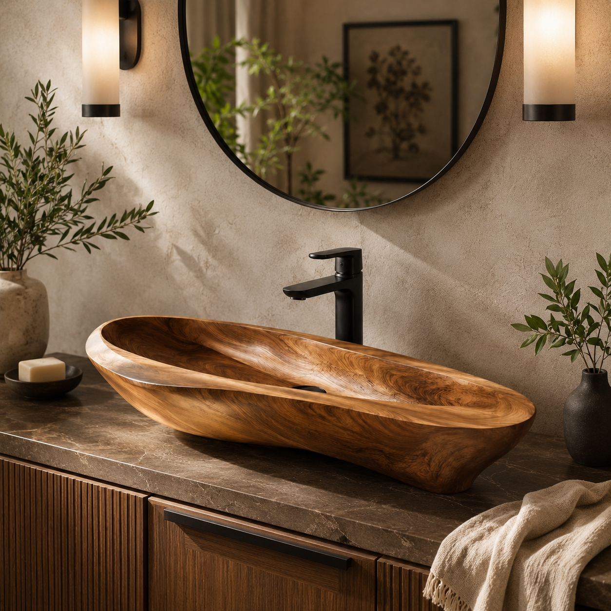 Liora Hand-Finished Vessel Sink - Design 088 - product image 09