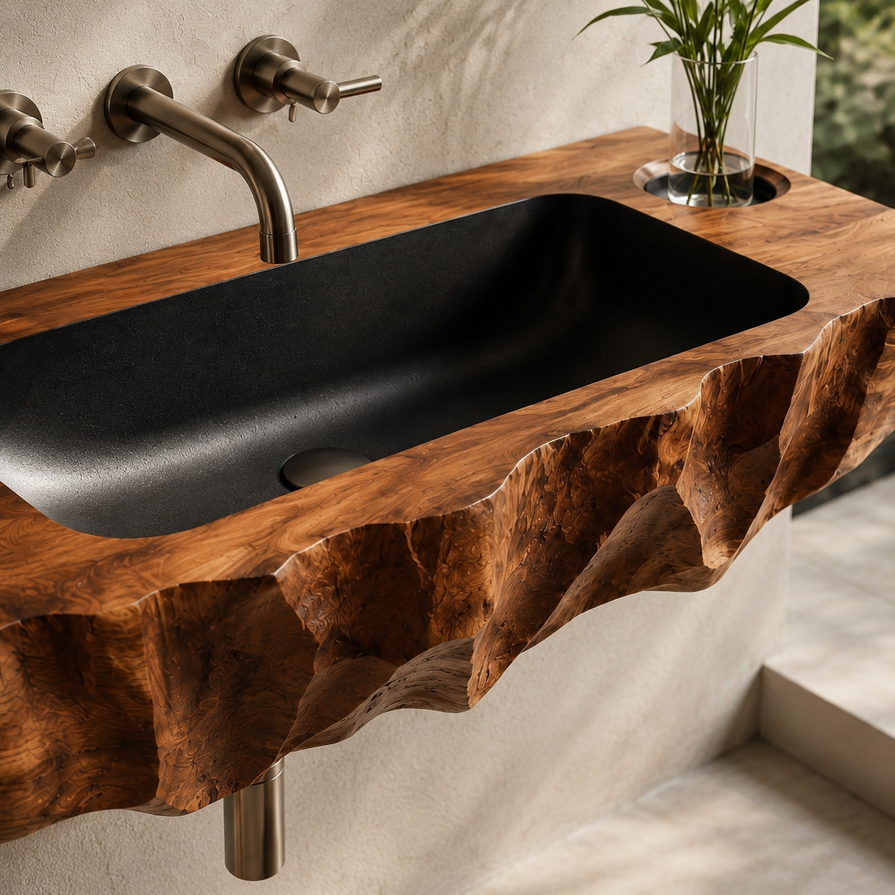 Mira Sculptural Bathroom Vessel Sink - Design 090 - product image 05
