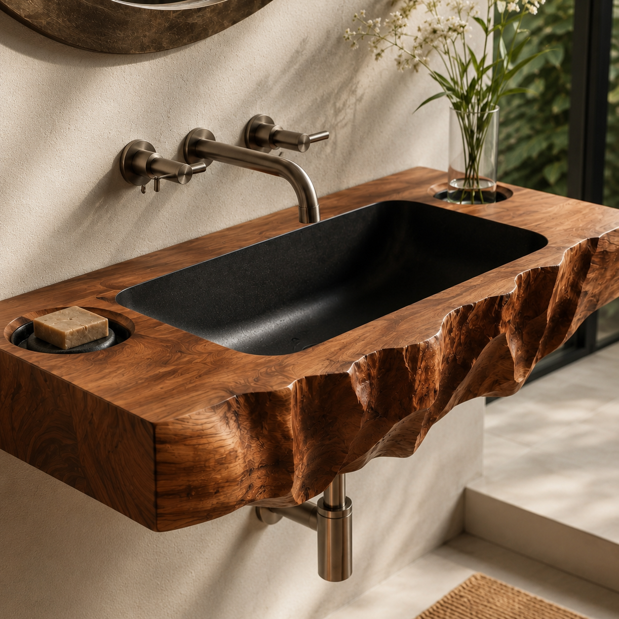 Mira Sculptural Bathroom Vessel Sink - Design 090 - product image 06
