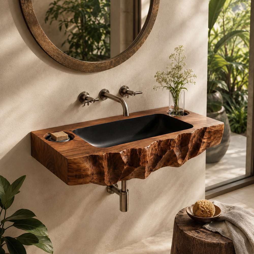 Mira Sculptural Bathroom Vessel Sink - Design 090 - product image 11