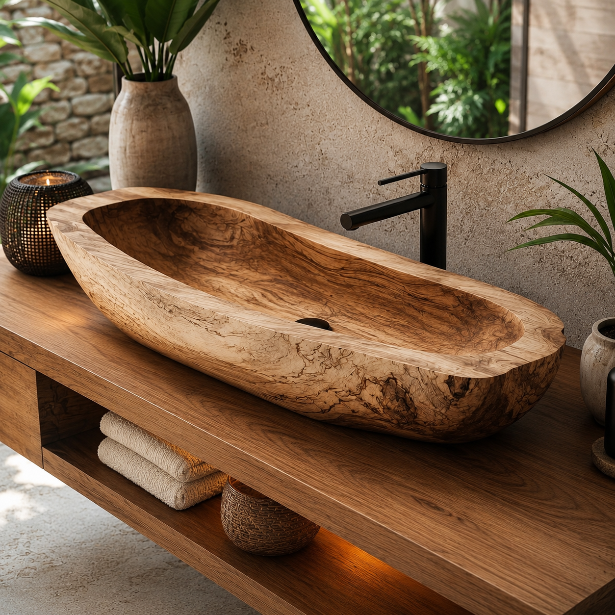 Arden Natural Stone Vessel Sink - Design 097 - product image 03