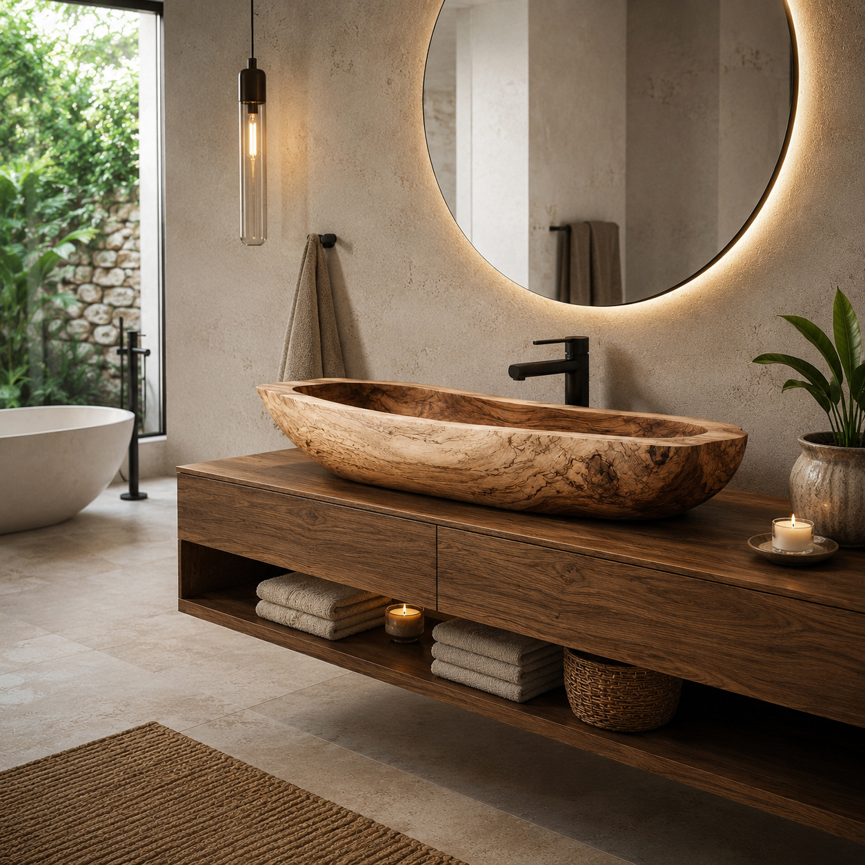 Arden Natural Stone Vessel Sink - Design 097 - product image 04