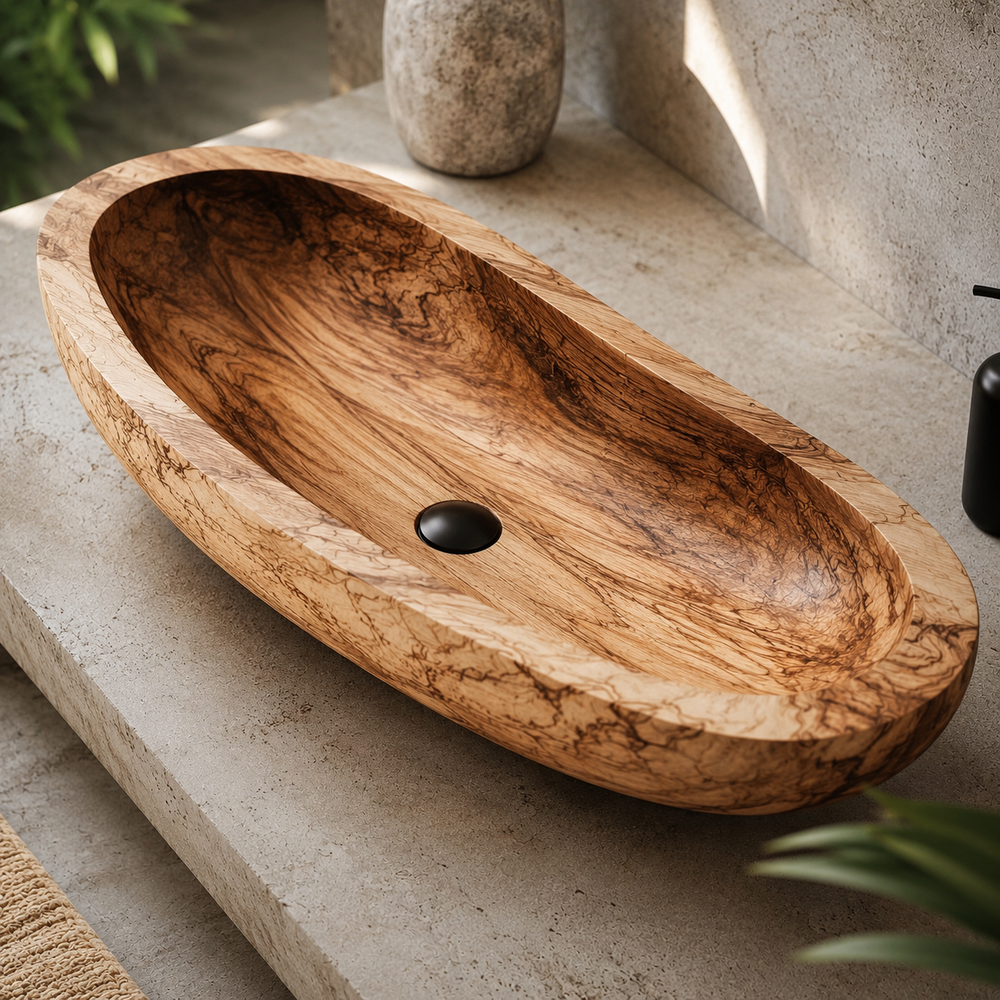 Arden Natural Stone Vessel Sink - Design 097 - product image 05