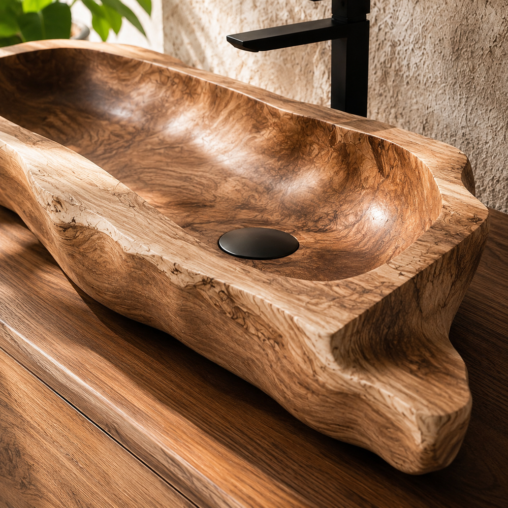 Mira Sculptural Bathroom Vessel Sink - Design 098 - product image 04