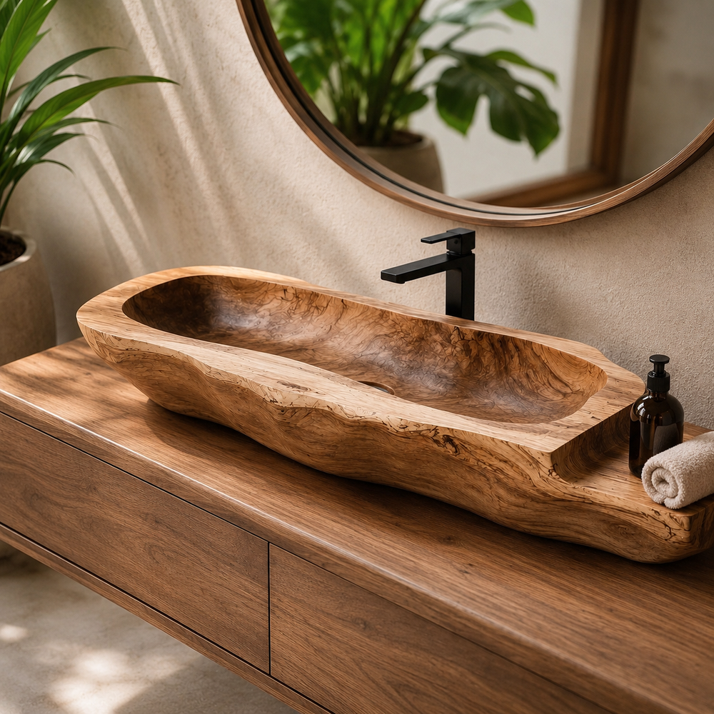 Mira Sculptural Bathroom Vessel Sink - Design 098 - product image 06