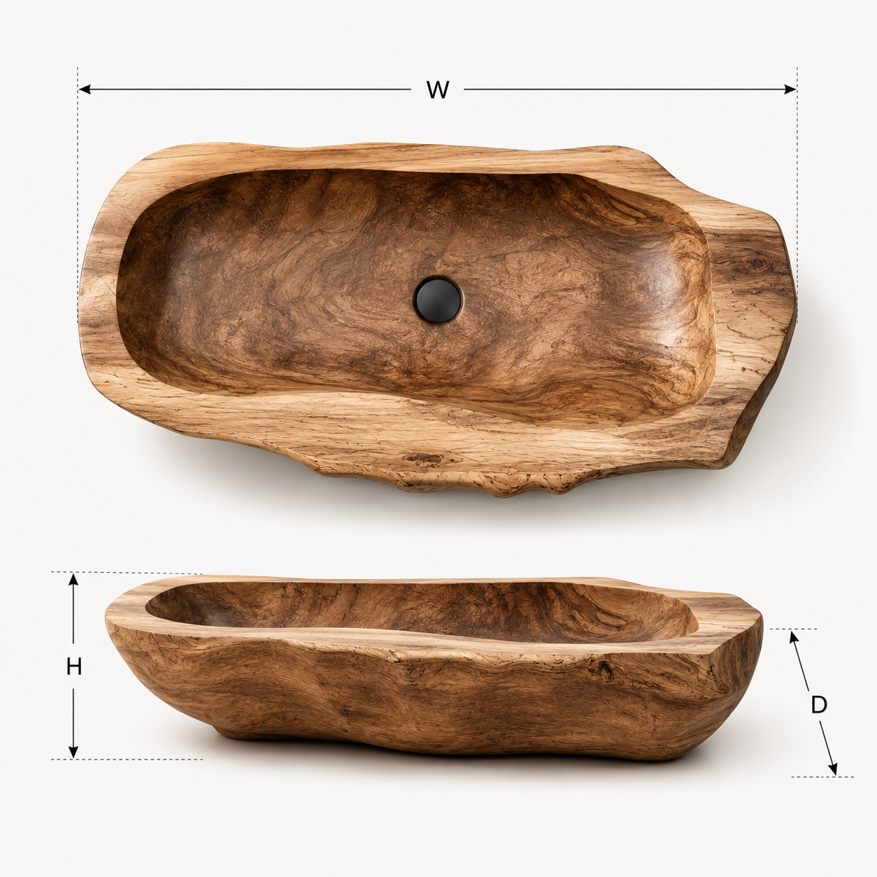 Mira Sculptural Bathroom Vessel Sink - Design 098 - product image 07
