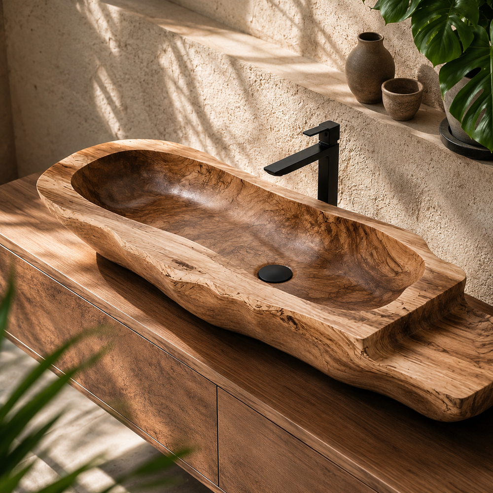 Mira Sculptural Bathroom Vessel Sink - Design 098 - product image 08