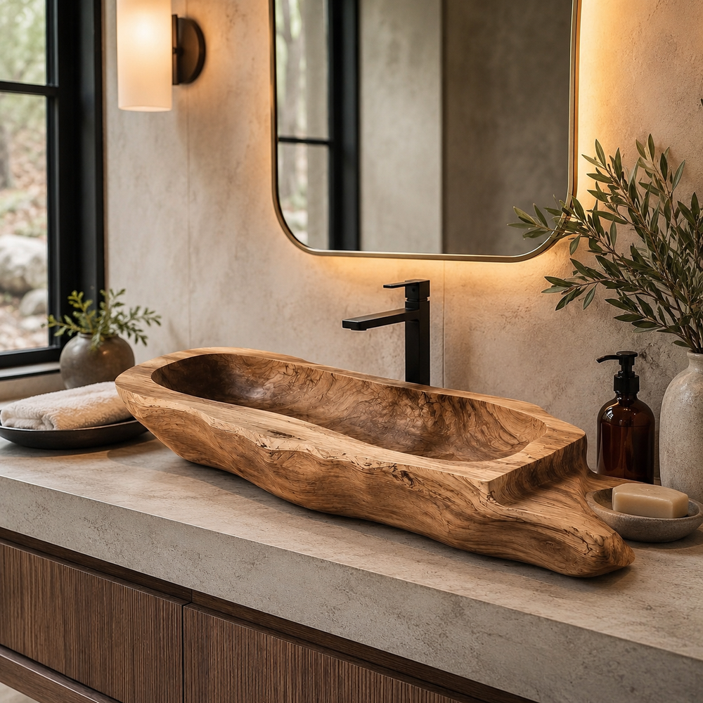Mira Sculptural Bathroom Vessel Sink - Design 098 - product image 09