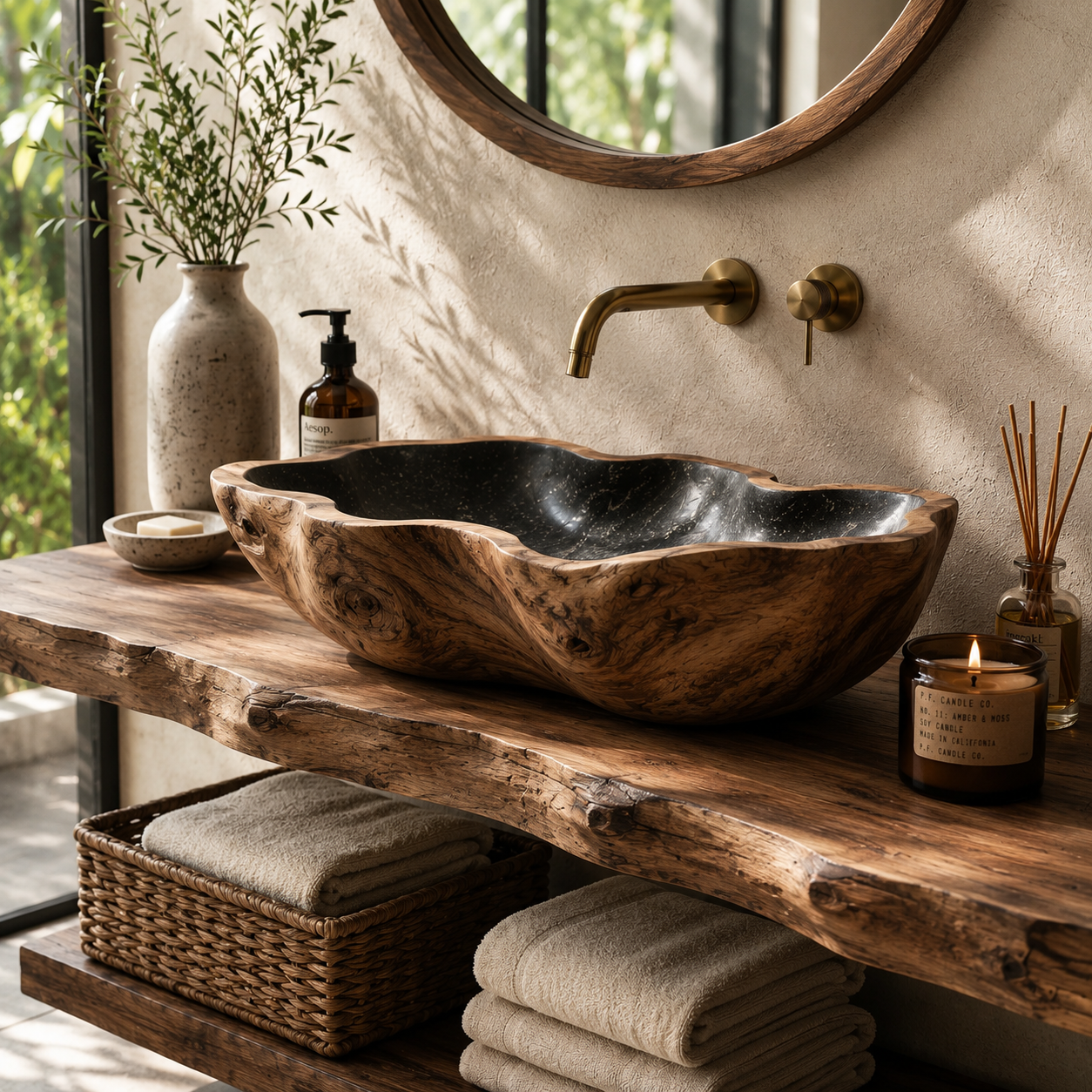 Calder Organic Modern Vessel Sink - Design 099 - main view