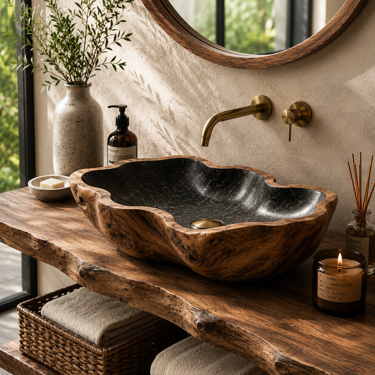 Calder Organic Modern Vessel Sink - Design 099 - product image 07