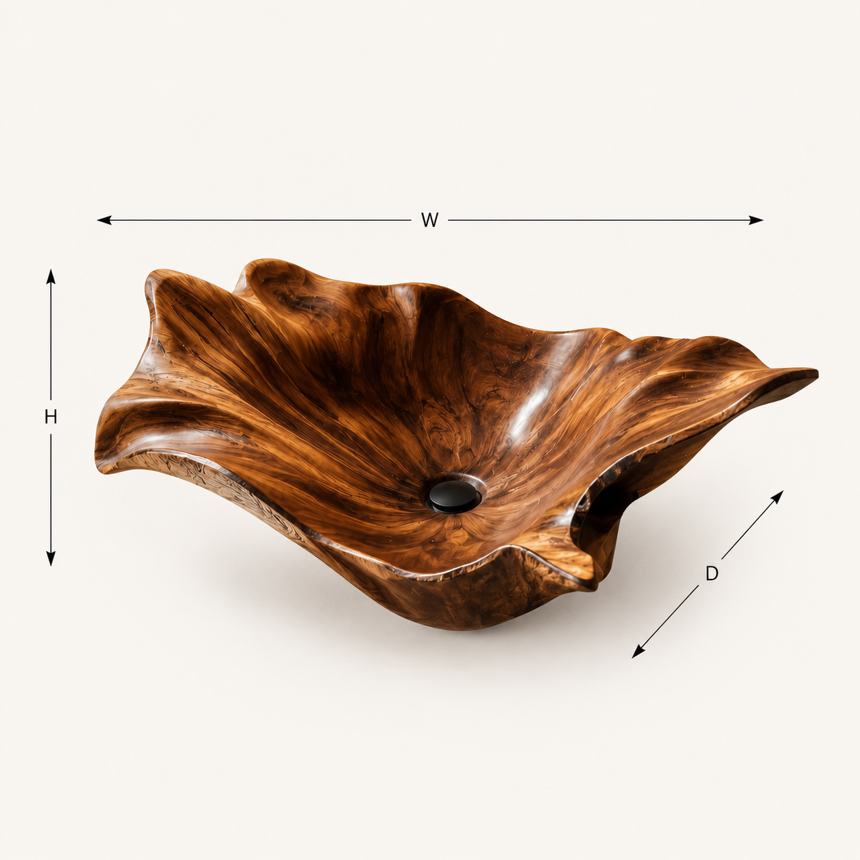 Nolan Warm Stone Vessel Sink - Design 103 - product image 08