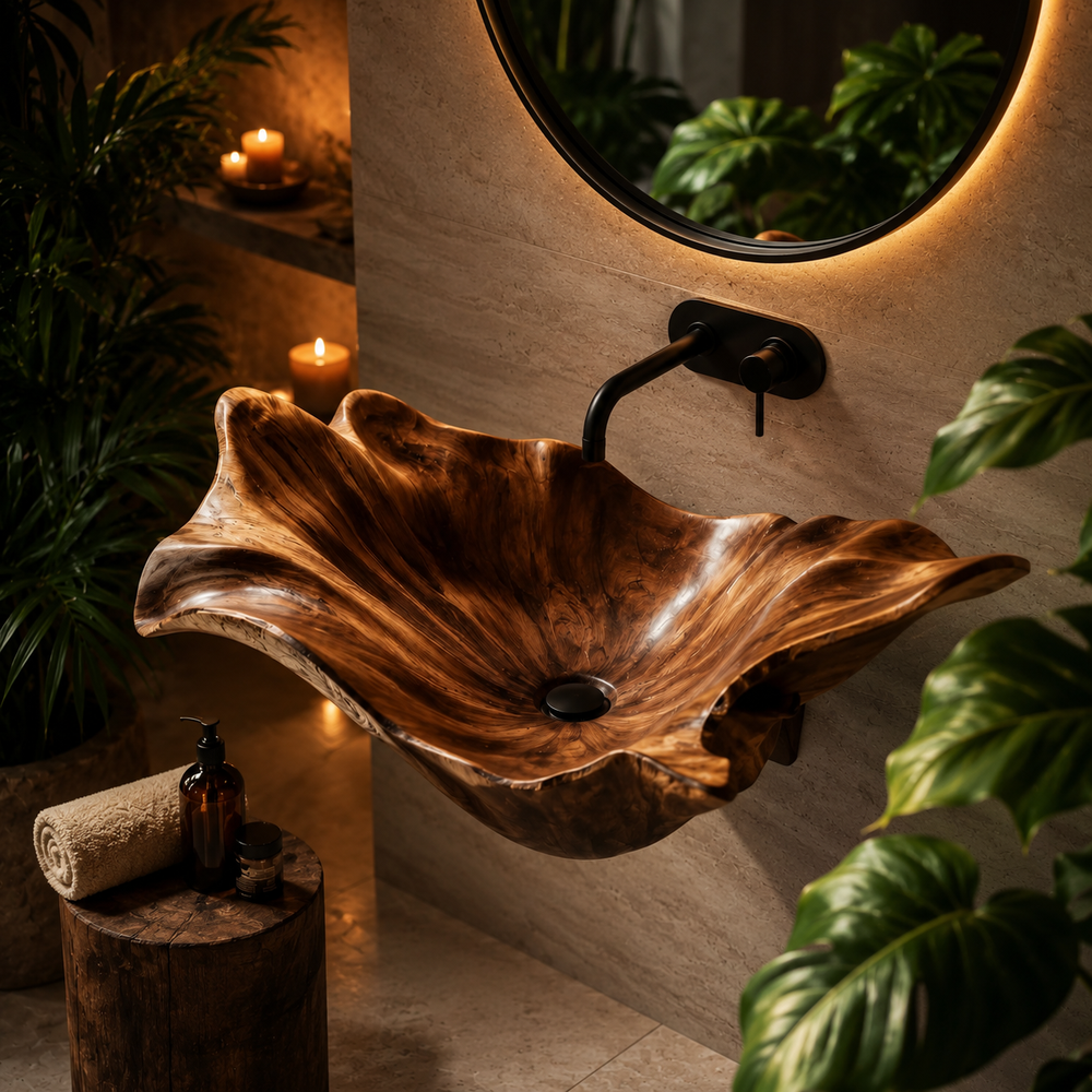 Nolan Warm Stone Vessel Sink - Design 103 - product image 10