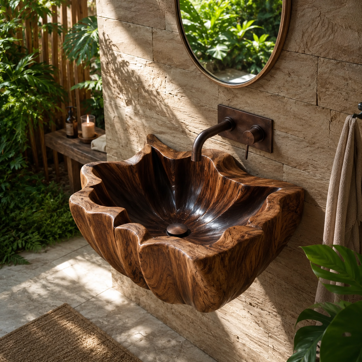 Liora Hand-Finished Vessel Sink - Design 104 - main view
