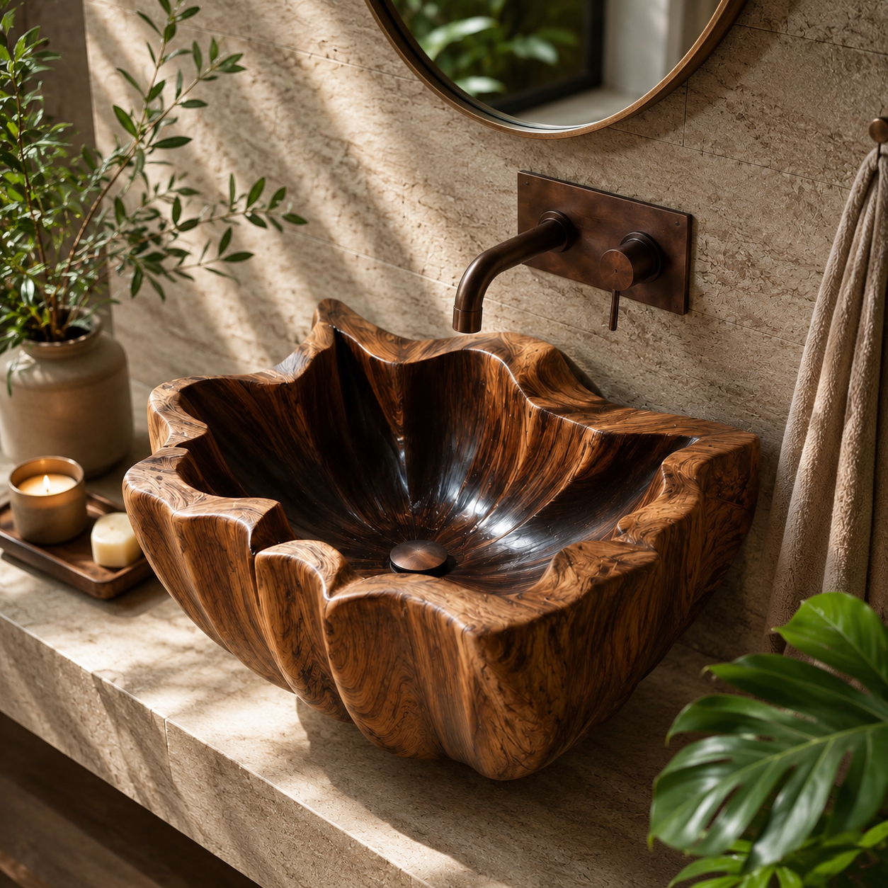 Liora Hand-Finished Vessel Sink - Design 104 - product image 02