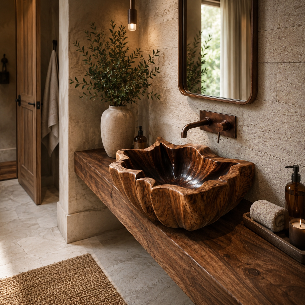Liora Hand-Finished Vessel Sink - Design 104 - product image 04