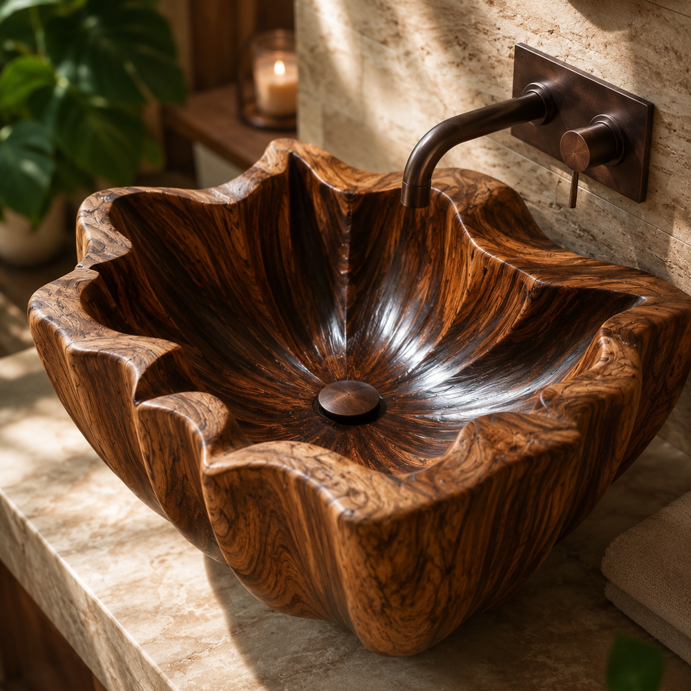 Liora Hand-Finished Vessel Sink - Design 104 - product image 05