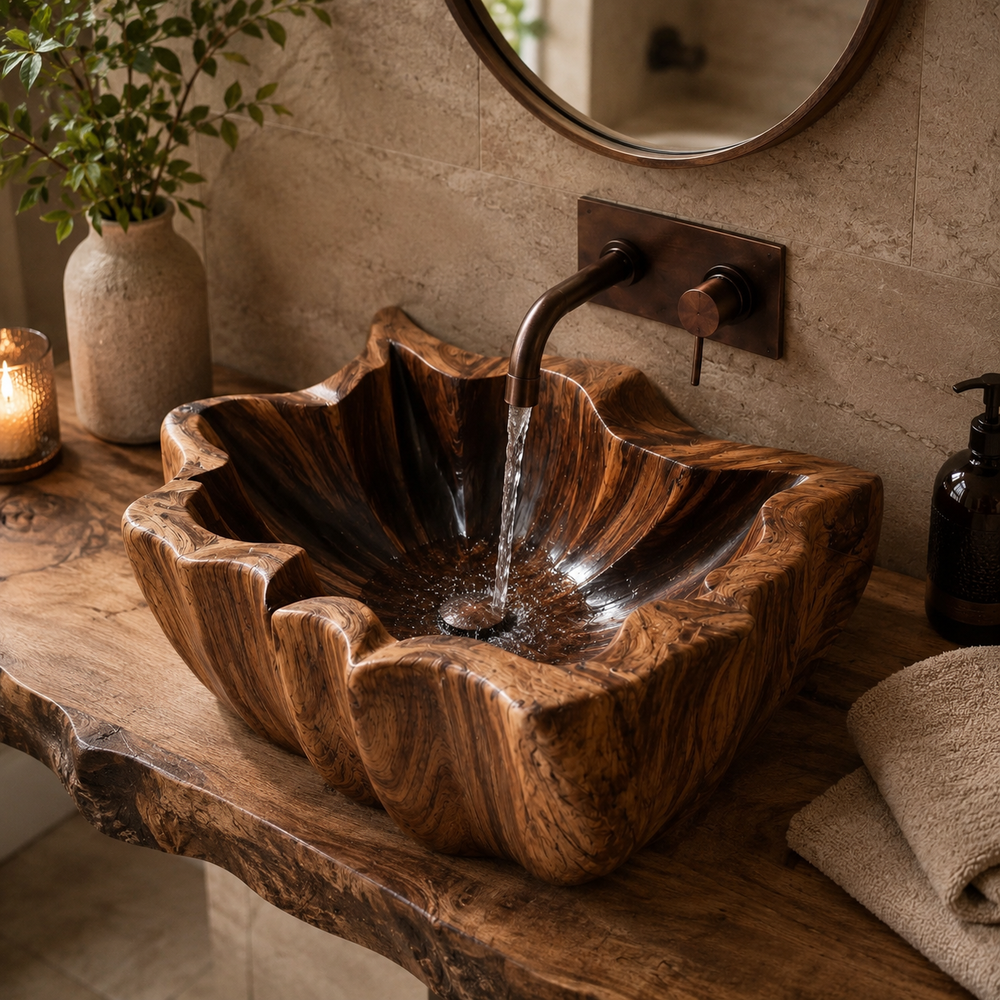 Liora Hand-Finished Vessel Sink - Design 104 - product image 07