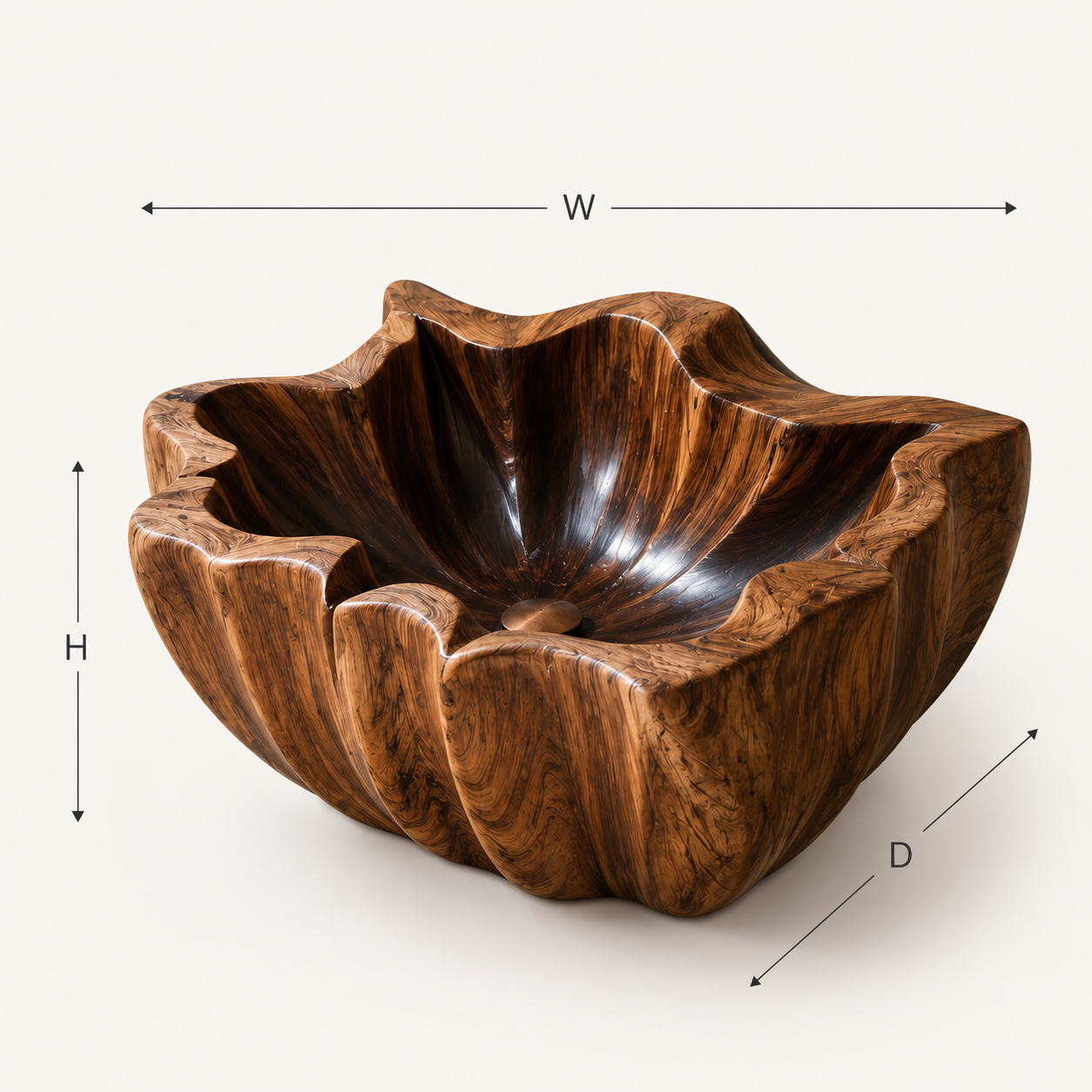 Liora Hand-Finished Vessel Sink - Design 104 - product image 08