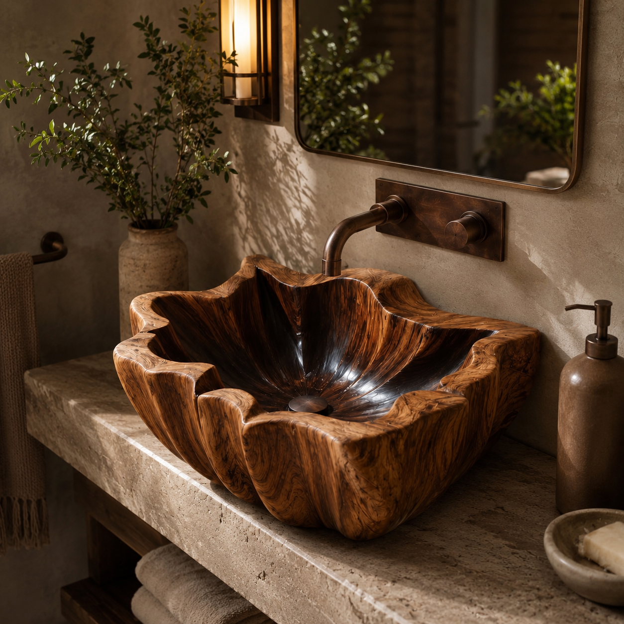 Liora Hand-Finished Vessel Sink - Design 104 - product image 10