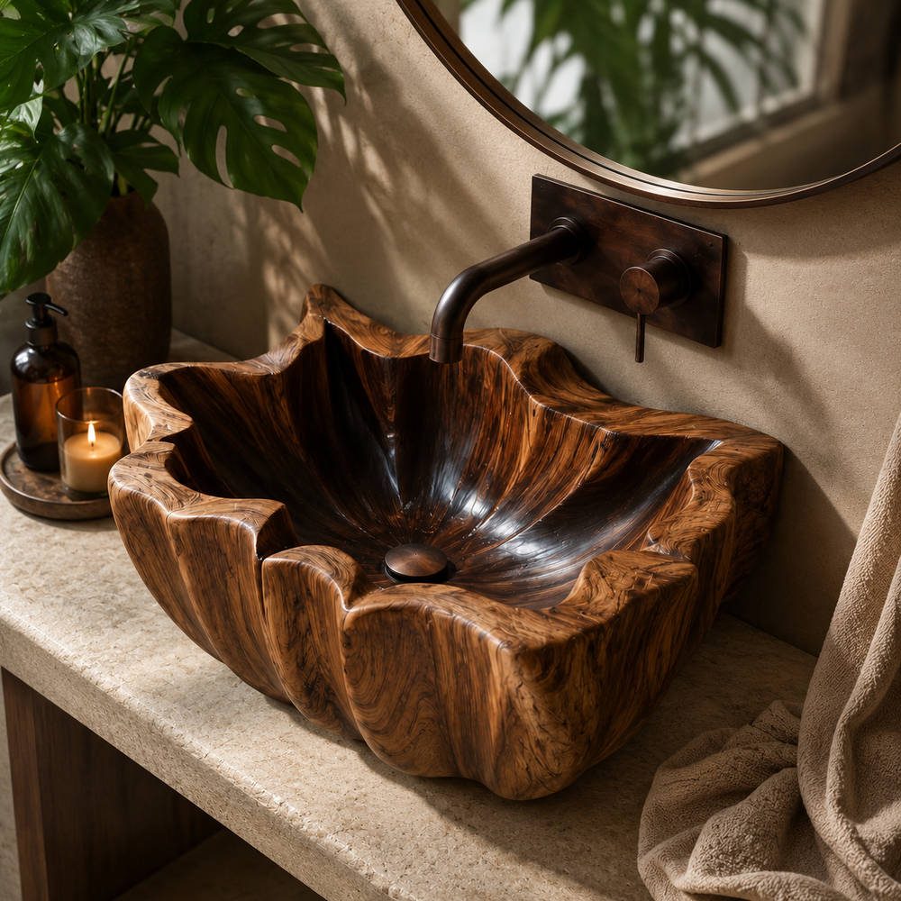 Liora Hand-Finished Vessel Sink - Design 104 - product image 11
