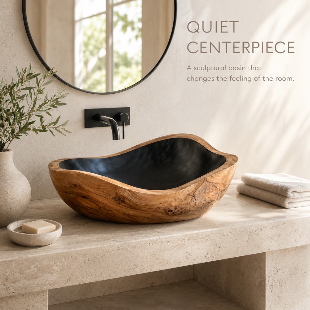 Arden Natural Stone Vessel Sink - Design 105 - product image 02