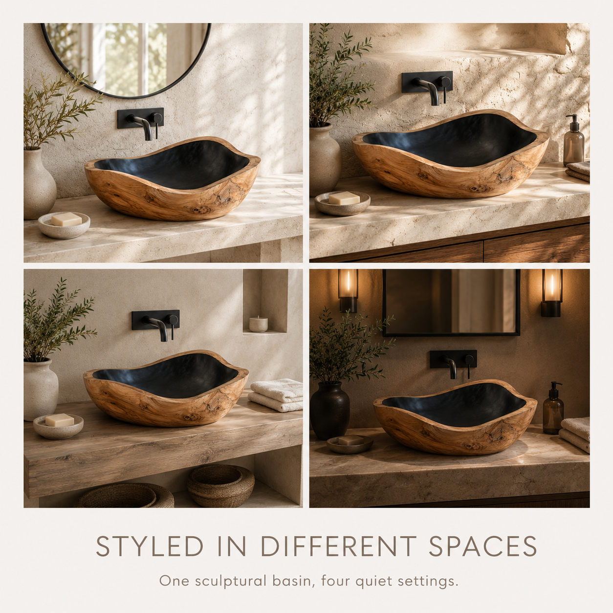 Arden Natural Stone Vessel Sink - Design 105 - product image 05