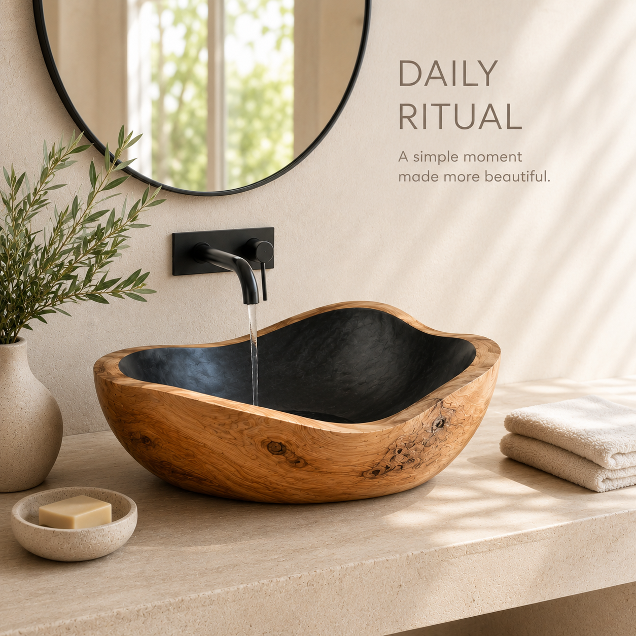 Arden Natural Stone Vessel Sink - Design 105 - product image 07