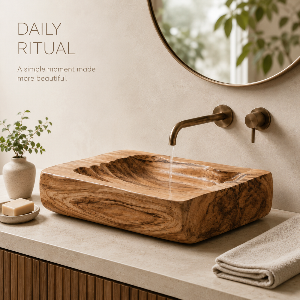 Soren Stone Vanity Vessel Sink - Design 108 - product image 02