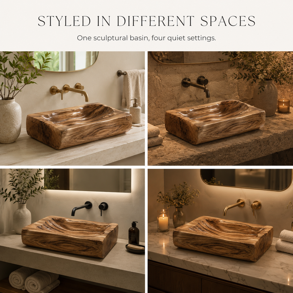Soren Stone Vanity Vessel Sink - Design 108 - product image 07