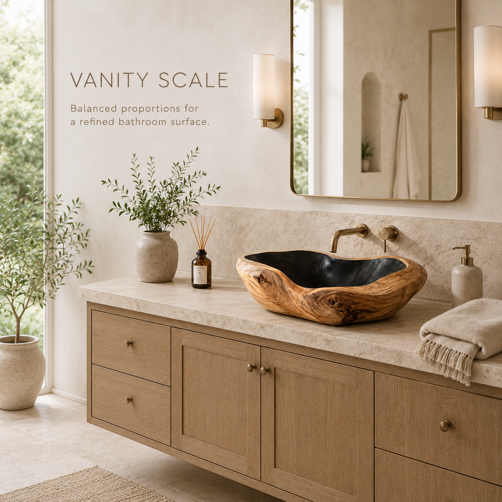 Elara Rounded Bathroom Sink - Design 109 - product image 02