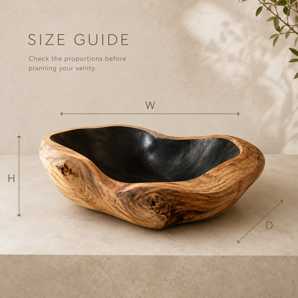 Elara Rounded Bathroom Sink - Design 109 - product image 04