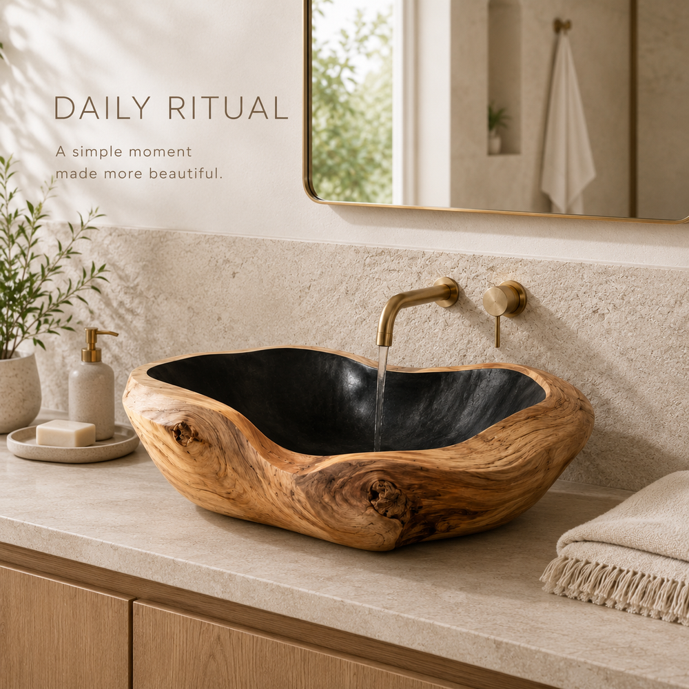 Elara Rounded Bathroom Sink - Design 109 - product image 05