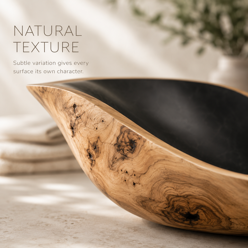 Nolan Warm Stone Vessel Sink - Design 111 - product image 04