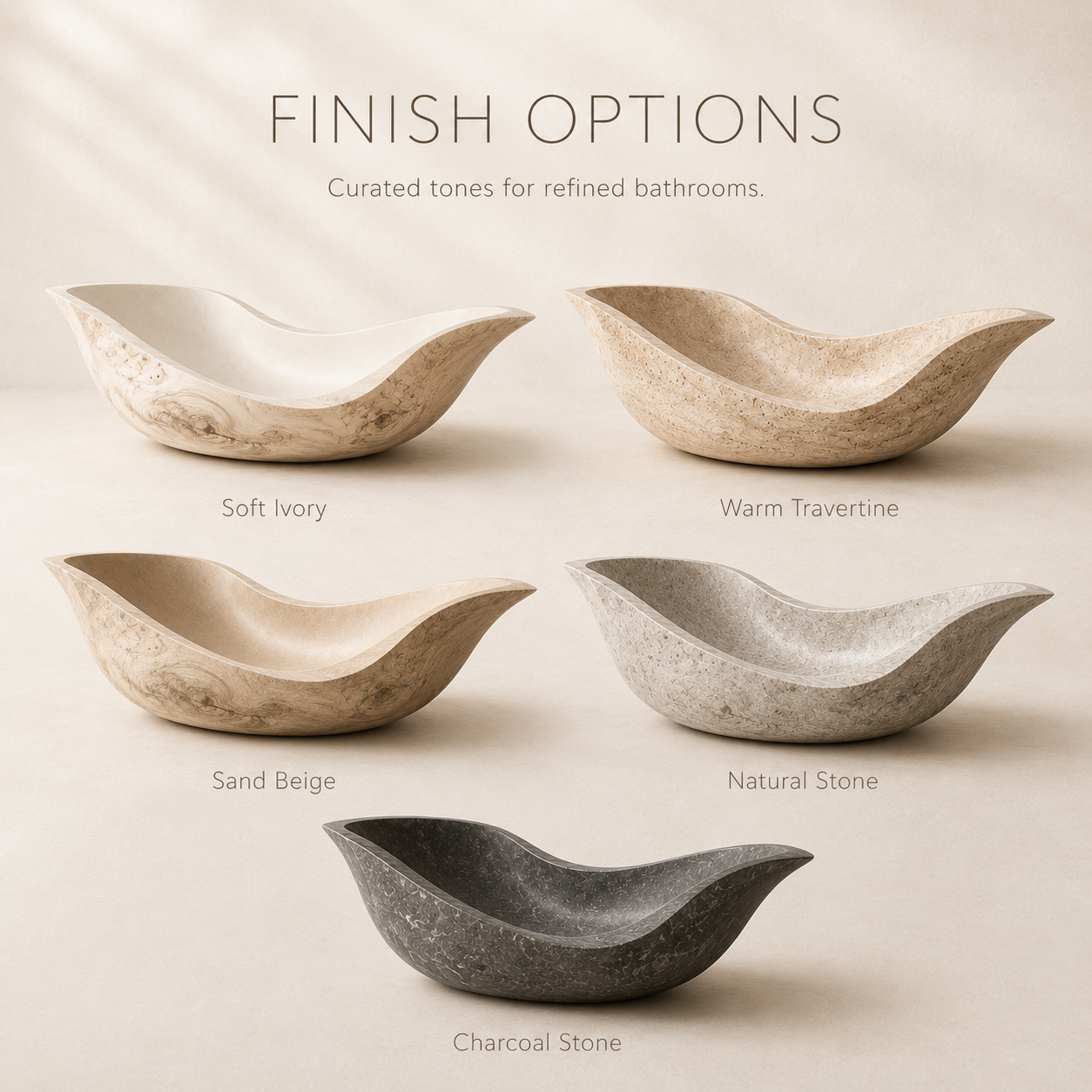 Nolan Warm Stone Vessel Sink - Design 111 - product image 05