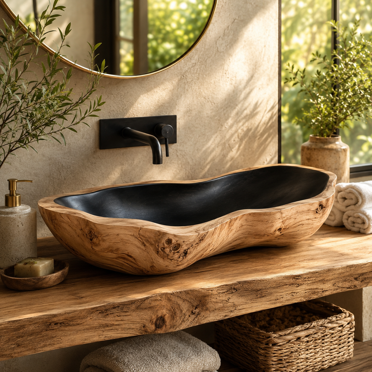 Arden Natural Stone Vessel Sink - Design 113 - main view