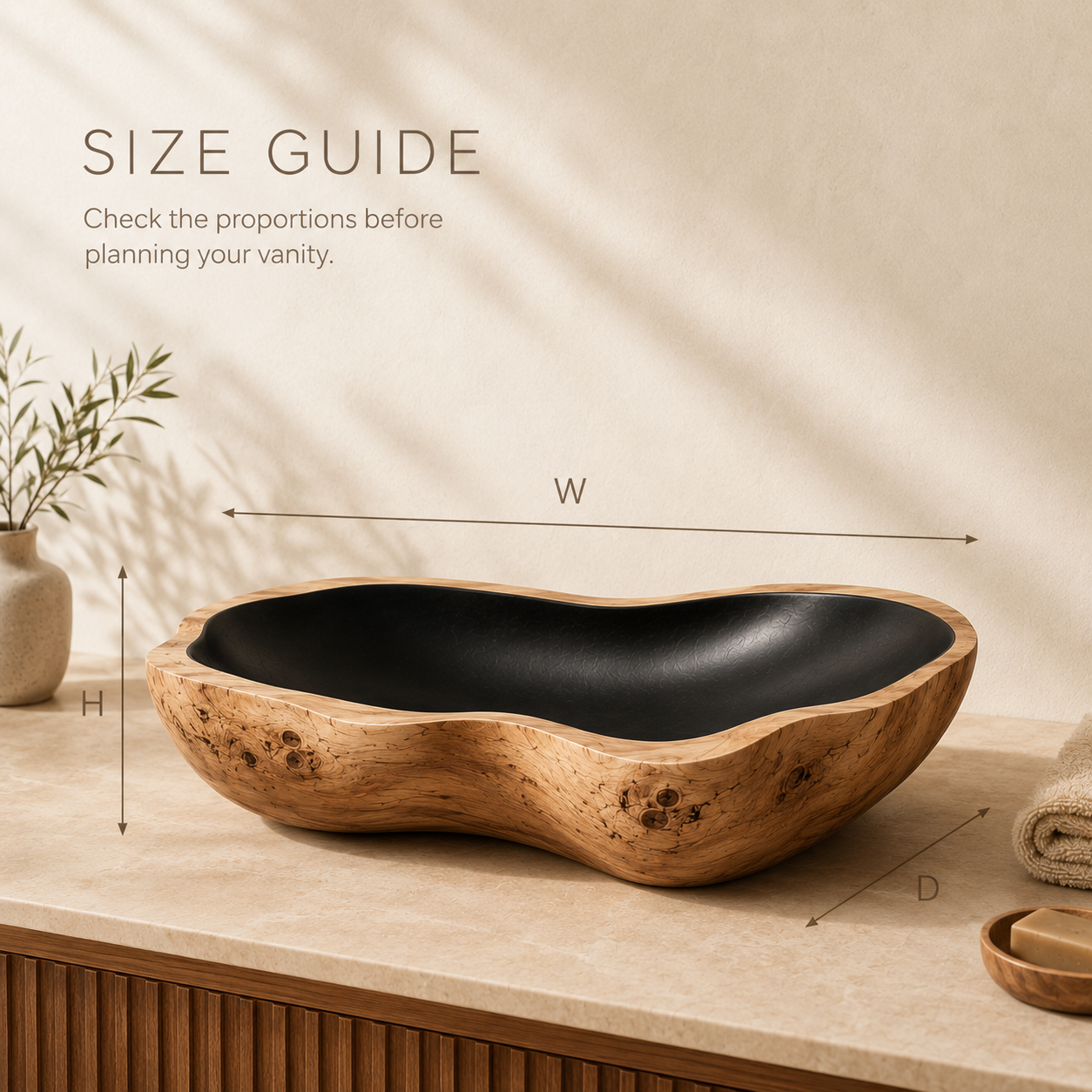 Arden Natural Stone Vessel Sink - Design 113 - product image 05