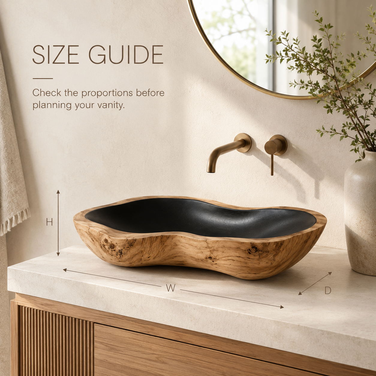 Arden Natural Stone Vessel Sink - Design 113 - product image 08