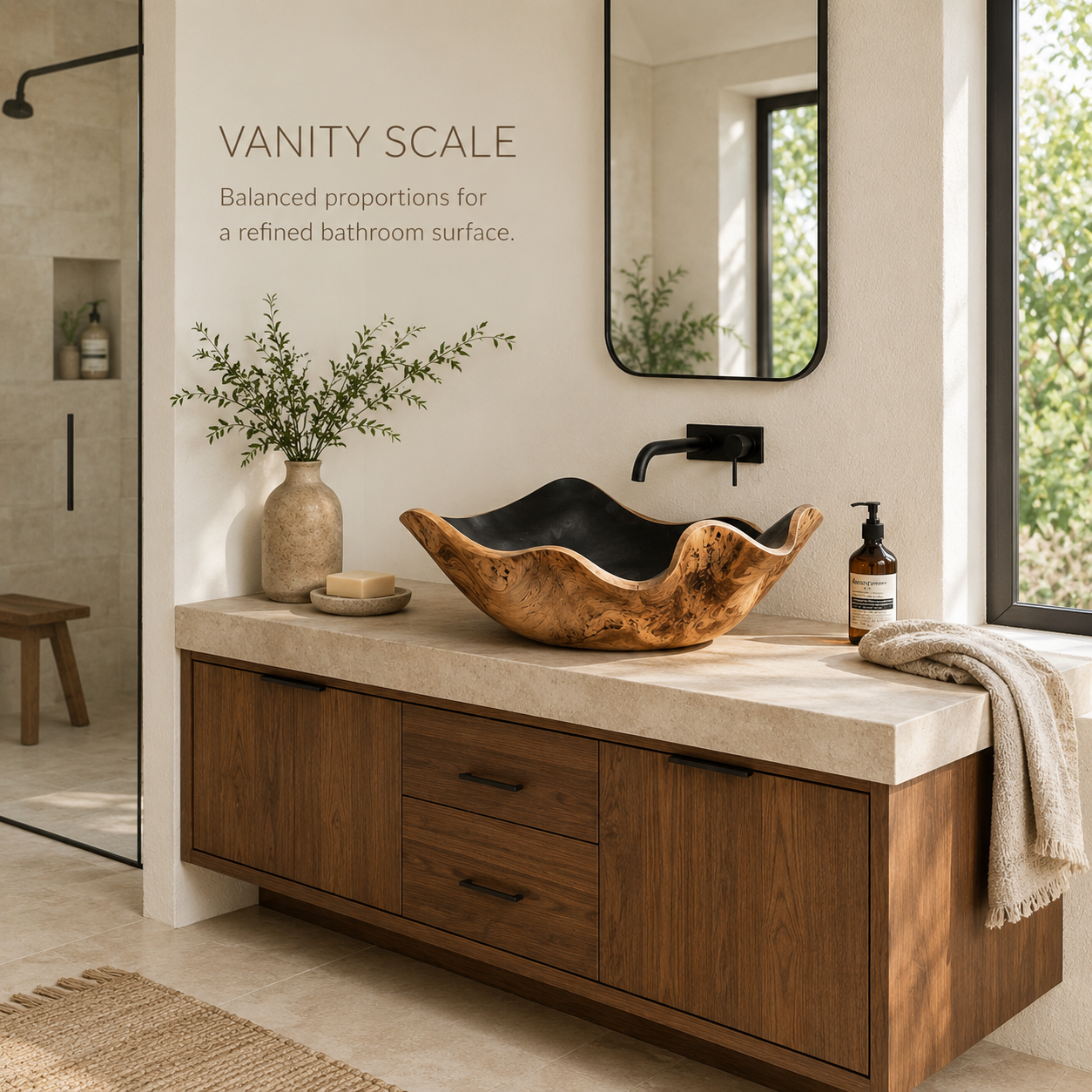 Mira Sculptural Bathroom Vessel Sink - Design 114 - product image 02