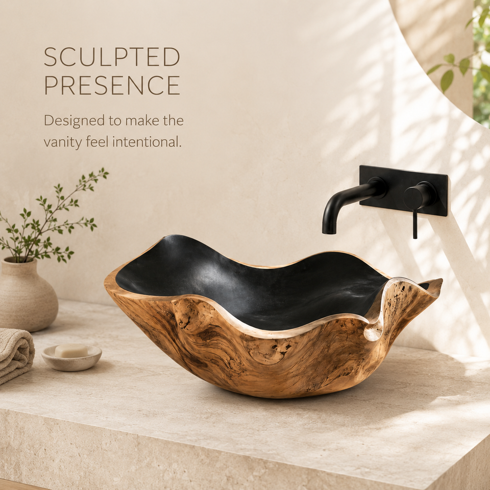 Mira Sculptural Bathroom Vessel Sink - Design 114 - product image 06