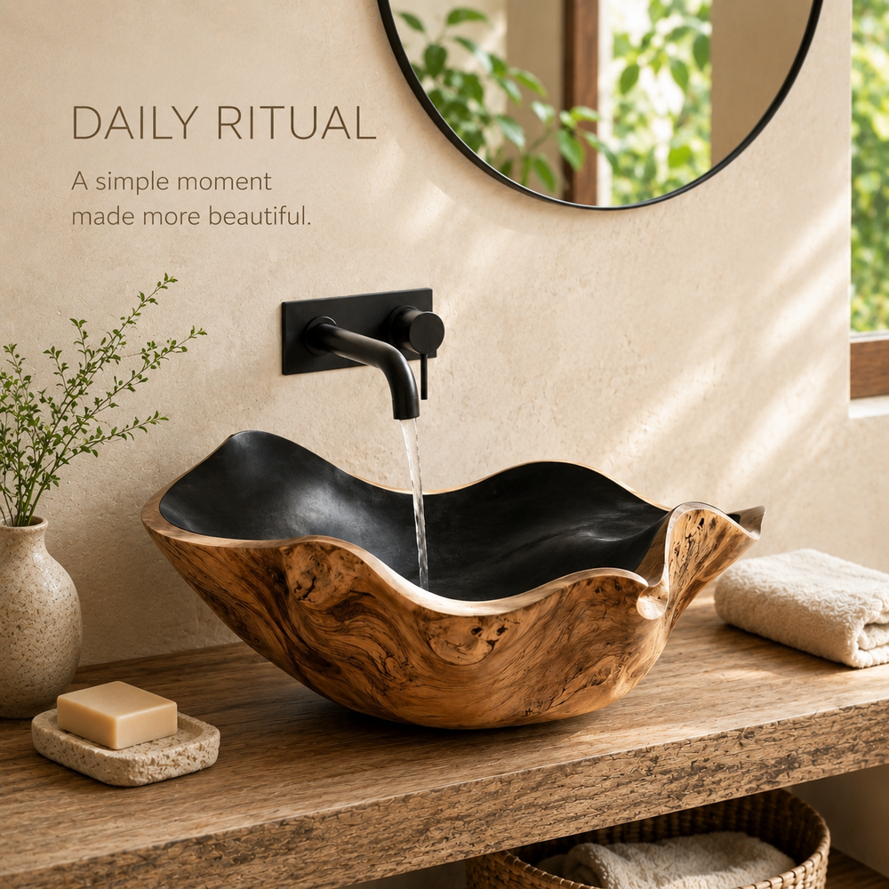 Mira Sculptural Bathroom Vessel Sink - Design 114 - product image 07