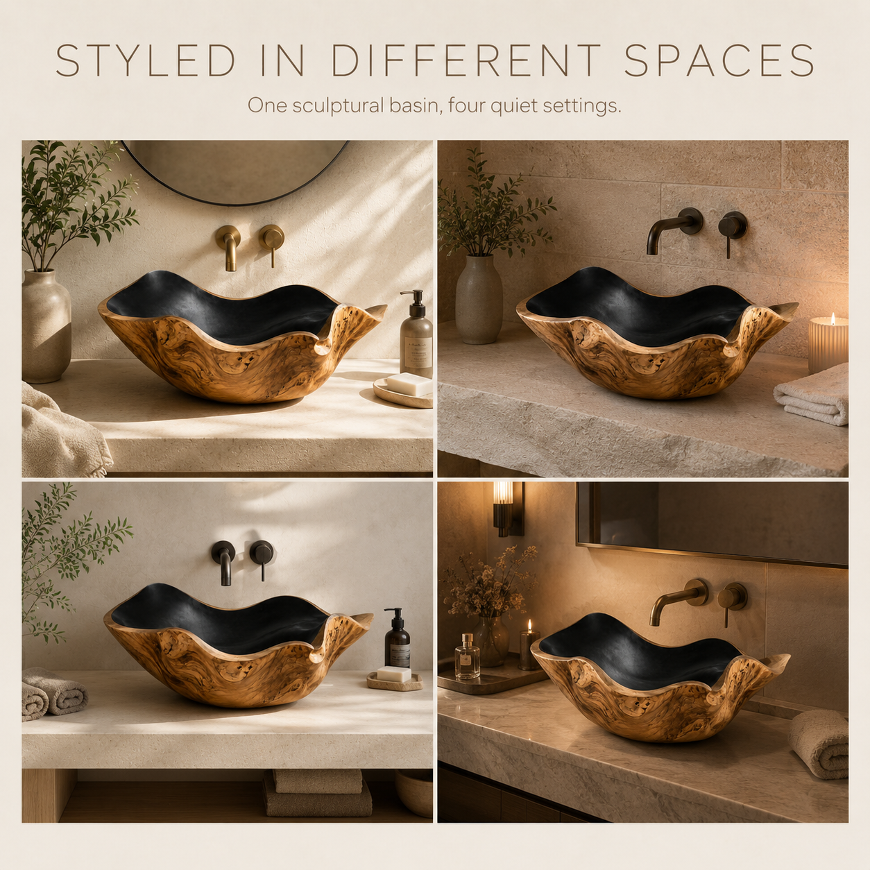 Mira Sculptural Bathroom Vessel Sink - Design 114 - product image 09