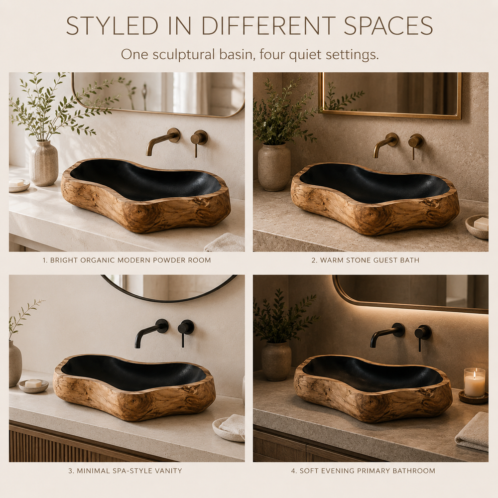 Calder Organic Modern Vessel Sink - Design 115 - product image 07