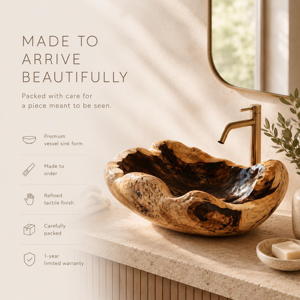 Soren Stone Vanity Vessel Sink - Design 116 - product image 04