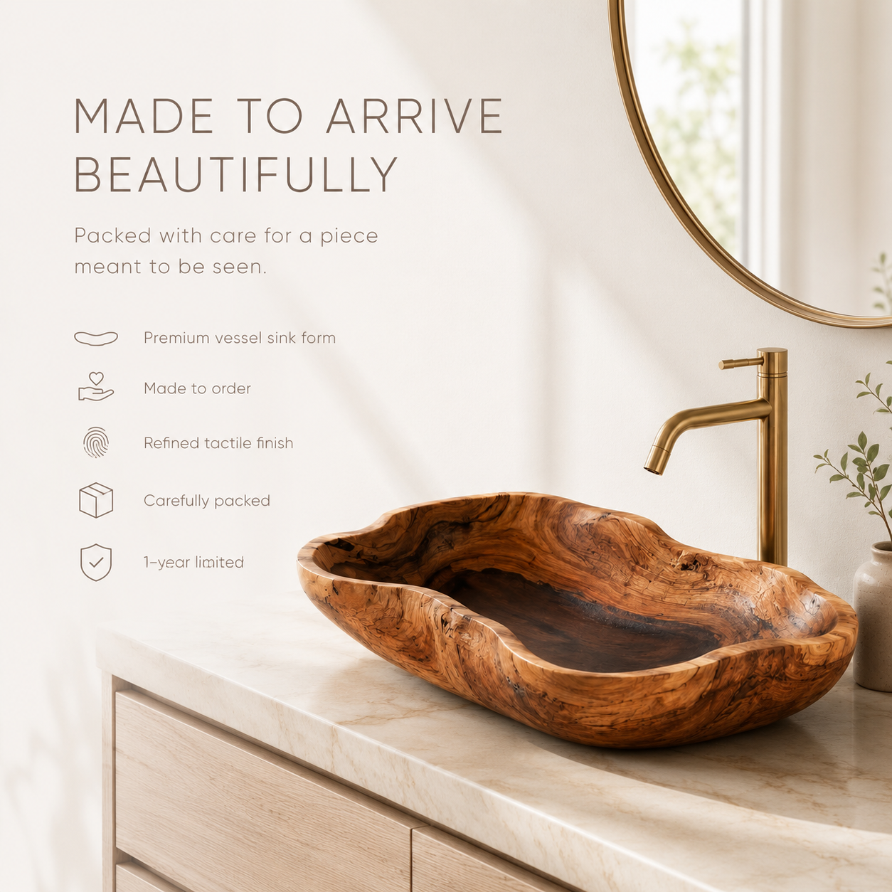 Elara Rounded Bathroom Sink - Design 117 - product image 08
