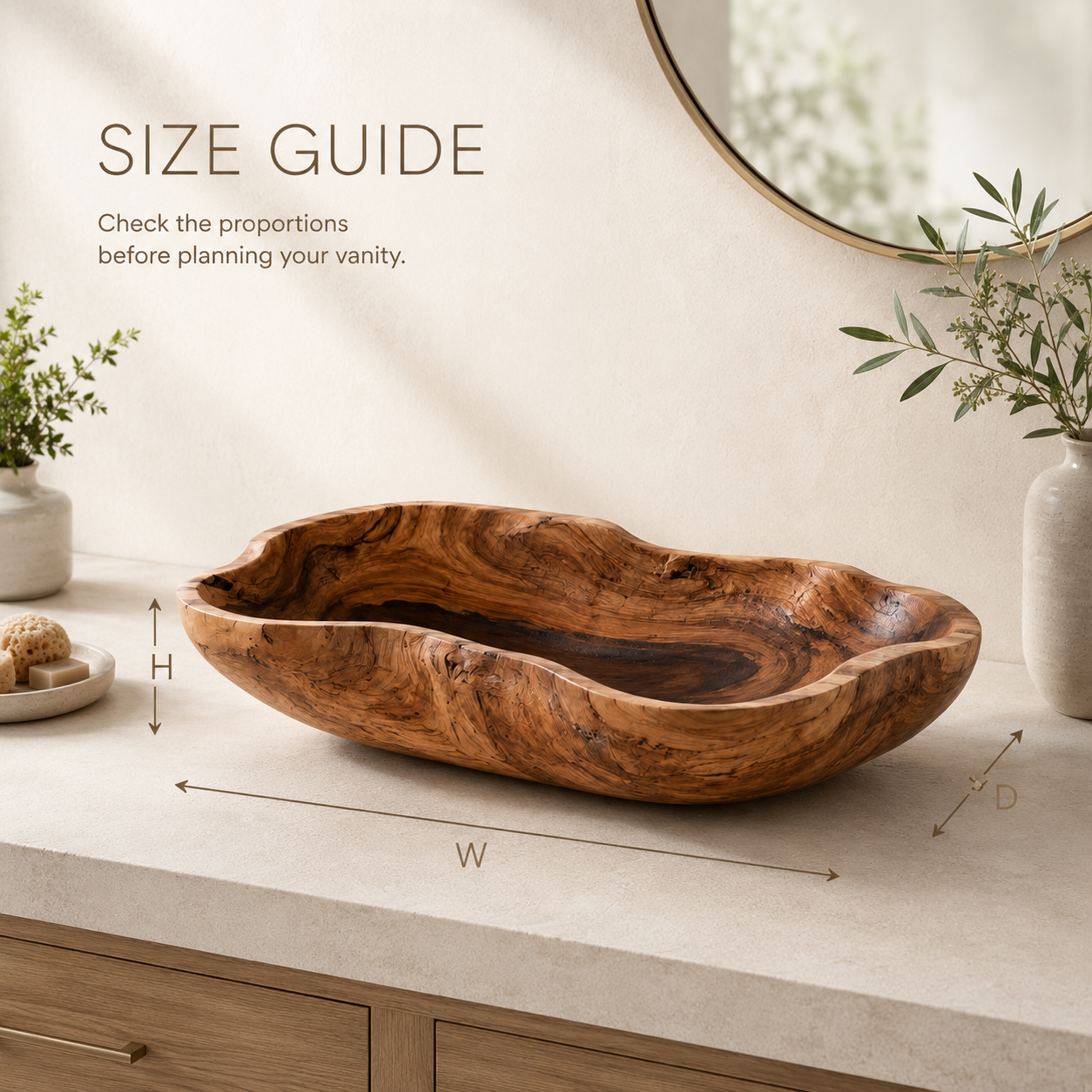 Elara Rounded Bathroom Sink - Design 117 - product image 09