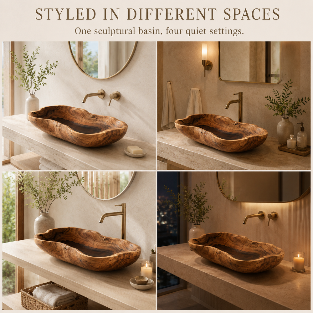 Elara Rounded Bathroom Sink - Design 117 - product image 10