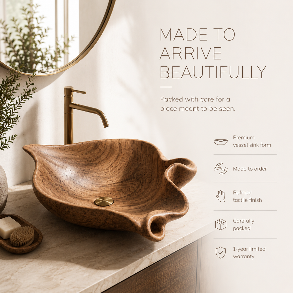 Liora Hand-Finished Vessel Sink - Design 120 - product image 06