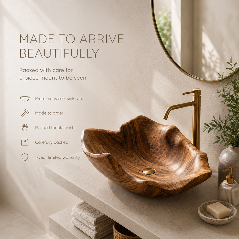 Arden Natural Stone Vessel Sink - Design 121 - product image 04